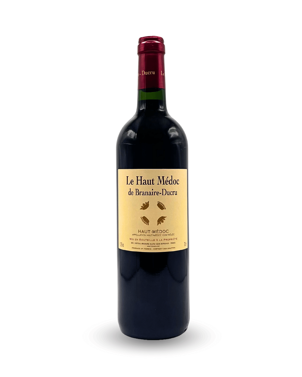 Le Haut Médoc de Branaire Ducru, 2018