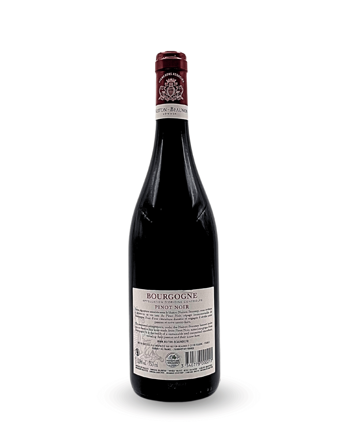 Bourgogne, Pinot Noir,  Nuiton Beaunoy, 2022